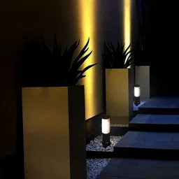 BENE Benjamin Bollard Black & White 2 Pieces Self-Assembly Outdoor Lamps-image-88