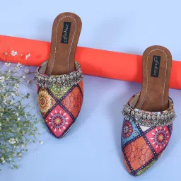 Stylish and Comfortable Ethnic Mule For Women-image-42