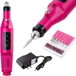 Electric Nail Drill, Acrylic Nail Tools, Professional Portable Electric Nail Kit-11
