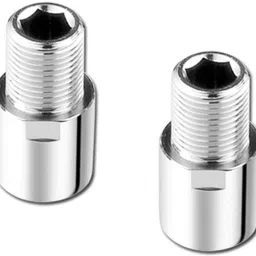 (2") Full Brass Extension Nipple for Bathroom Taps/Kitchen Taps(2 INCH)-SET OF 2 Faucet Nozzle-1