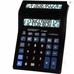 fenoza 2000 12digit Basic Calculator NEW Standard Function Desktop Business 12 Digital Dual Screen Double Display FinancialCalculator image 4