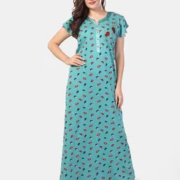 Be You Printed Maxi Nightdress-image-6