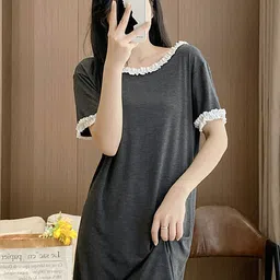 LULU & SKY Round Neck T-shirt Nightdress-picture-17
