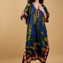 The Kaftan Company Printed Maxi Kaftan Nightdress-picture-9