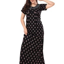 Soulemo Floral Printed Maxi Nightdress-image-66