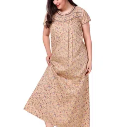 Soulemo Printed Pure Cotton Maxi Nightdress-picture-51