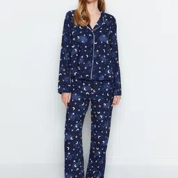 Trendyol Conversational Printed Night suit-image-28