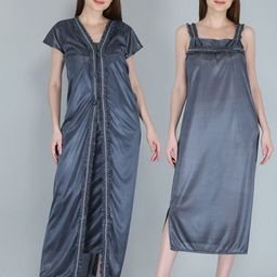 Be You Grey Maxi Nightdress-image-61