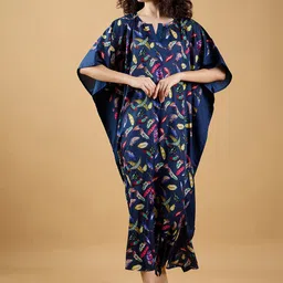 The Kaftan Company Printed Maxi Kaftan Nightdress-picture-0