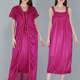 Be You Magenta Maxi Nightdress-picture-38