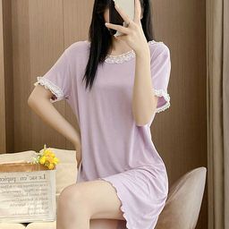 LULU & SKY Round Neck T-shirt Nightdress-picture-25