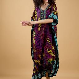 The Kaftan Company Printed Maxi Nightdress-image-92