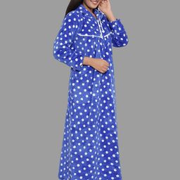 PALIVAL Polka Dots Printed Maxi Nightdress-image-101