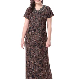 Soulemo Printed Maxi Nightdress-picture-12