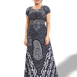 CINCO Floral Printed Square Neck Maxi Nightdress-picture-15