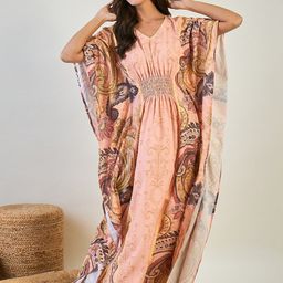 The Kaftan Company Printed Maxi Kaftan Nightdress-picture-2