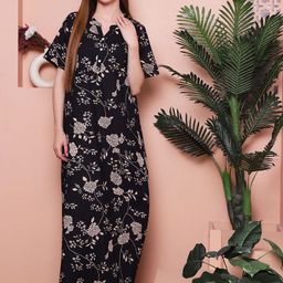 Indreams Printed Maxi Nightdress-image-50