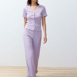 Trendyol Short Sleeves Night suit-picture-27
