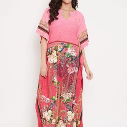 The Kaftan Company Printed Maxi Nightdress-image-31
