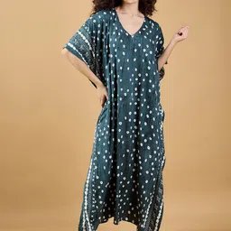 The Kaftan Company Printed Maxi Kaftan Nightdress-picture-10