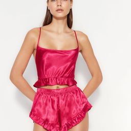 Trendyol Shoulder Straps Night Suit-image-42