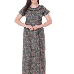 Soulemo Floral Printed Maxi Nightdress-image-78