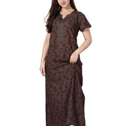Soulemo Floral Printed Maxi Nightdress-image-65