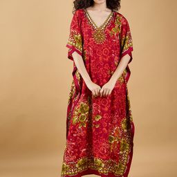 The Kaftan Company Printed Maxi Nightdress-image-31