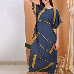 GOLDSTROMS Print Kimono Sleeve Kaftan Midi Dress-image-52
