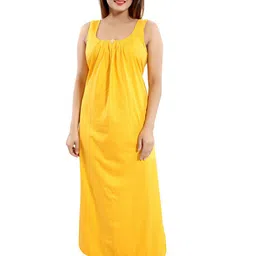 Inner Beats Scoop Neck Maxi Nightdress-image-95