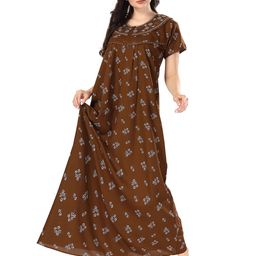 Soulemo Floral Printed Maxi Nightdress-image-38