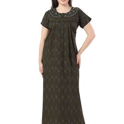 Soulemo Floral Printed Maxi Nightdress-image-76