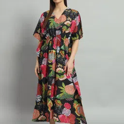 HANDICRAFT PALACE Printed Maxi Nightdress-image-41
