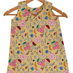 BAESD Girls Floral Printed Pure Cotton Nightdress-image-24