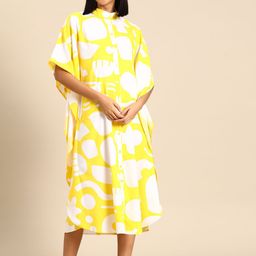 MABISH by Sonal Jain Women Printed Kaftan Nightdress With Pockets-image-62