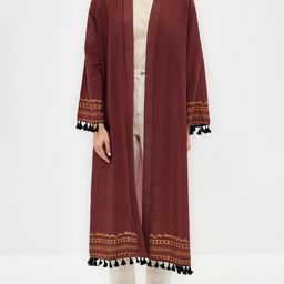 Trendyol Open Front Longline Shrug image 2