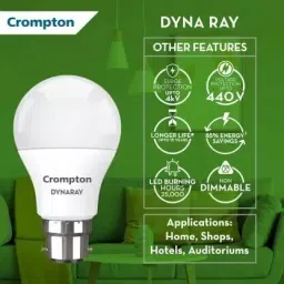 crompton 9 W Basic Standard B22 LED Bulb image 4