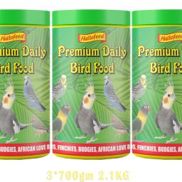 Bird Food 2.1 KG for Budgies Cockatiel & Lovebird - Mix Seeds (700gm*3Pc) Rice 2.1 kg Dry Adult, Senior, Young Bird Food-image-42