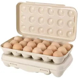 Plastic Plastic Egg Tray Holder/Container/Storage Organizer Storage Basket-20