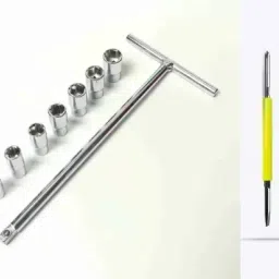 GA-8S 1/4" Drive T-Handle Socket Set with 7mm, 8mm, 10mm, 11mm, 12mm, 13mm,14mm Socket Set-image-54