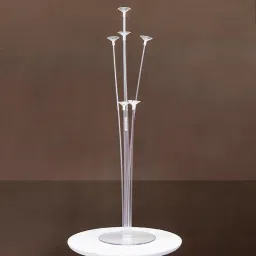 Solid Balloon Stand, Set of Clear Table Desktop Balloon Holder with 7 Balloon Sticks Balloon-19