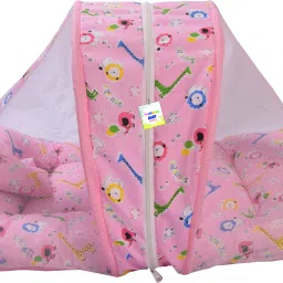 toddylon Cotton Infants Cotton Baby Mosquito Net With Cushioned Pillow Mosquito Net image 2