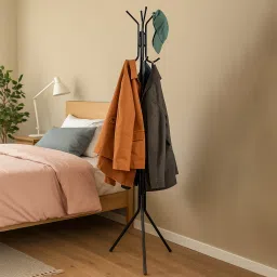 Aluminium Floor Cloth Dryer Stand | Tree Shape Coats, Tie & Belt, Umbrella, Hats, Towel Stand For Home & Office-2