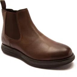 Genuine Leather Valley Chelsea Boot with Sporty EVA Sole Boots For Men-image-27