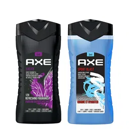AXE Men 2Pcs 3-In-1 Face, Hair & Body Wash 250ml each - Excite & Sport Blast-42