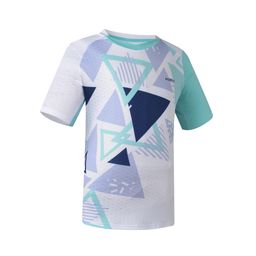 Kids Badminton T Shirt 560 White-image-55
