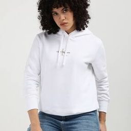 Women Monogram Regular Fit Hoodie-image-44