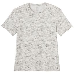 Men Tshirt For Gym Poly-Cotton 500- White Print-image-48