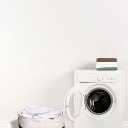 HOMEMONDE Black & White Self Design Cotton Foldable Laundry Bag-image-23