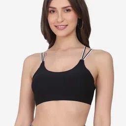 Da Intimo Lightly Padded Non-Wired All Day Comfort Seamless Styled Back Bralette Bra-23